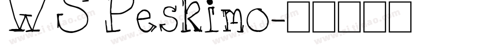 WS Peskimo字体转换